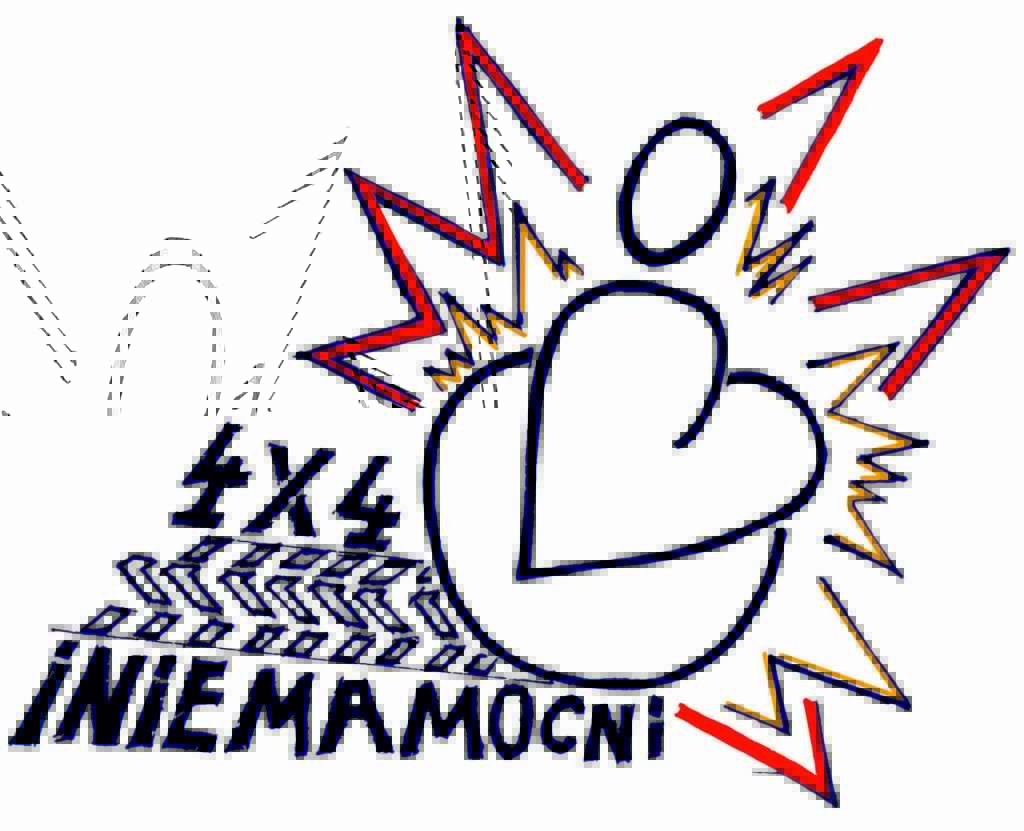 projekt logo i nalepki dla akcji charytatywnej Iniemamocni
