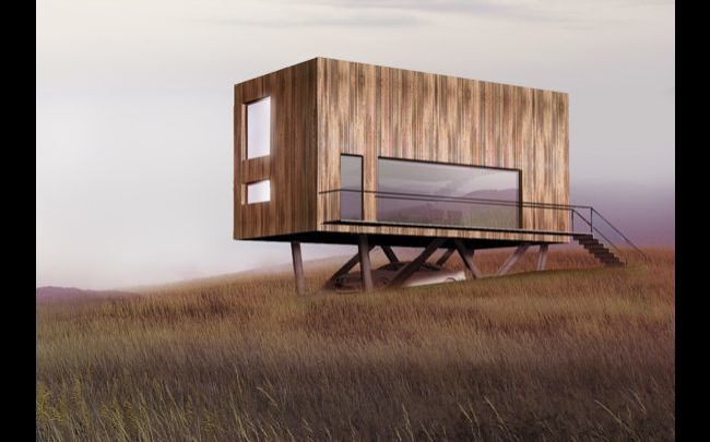 minimalistyczny dom z kontererow w gorach  nowoczesny dom z kontenerow
