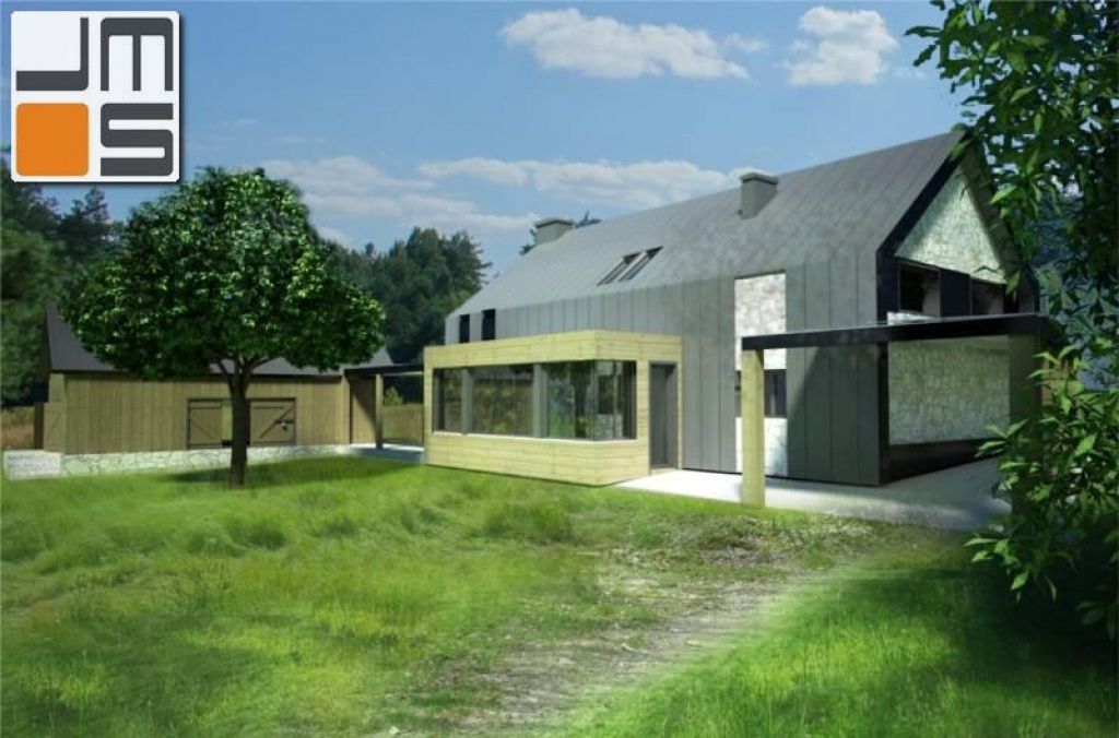 Nowatorski dom na wsi - adaptacja istniejącego domu w zabudowie zagrodowej