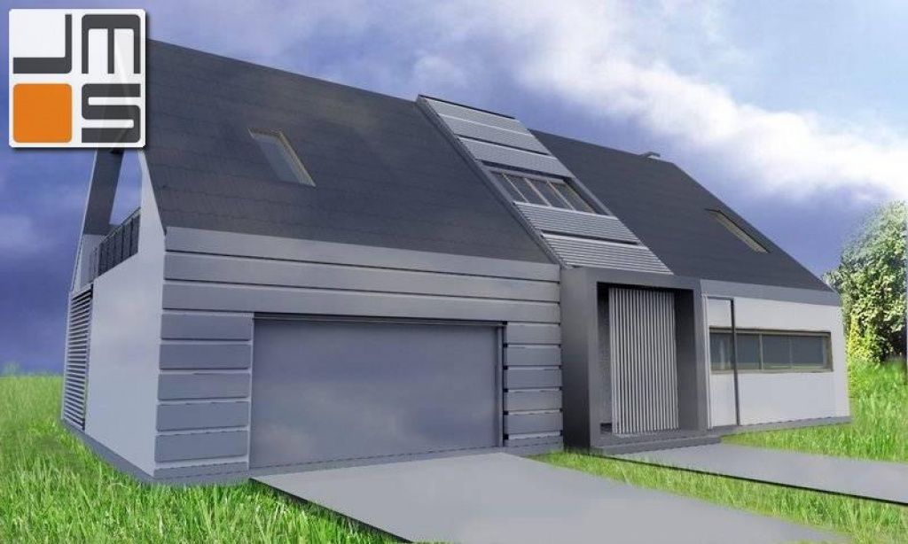 Projekt indywidualnego domu z garażem dwustanowiskowym
